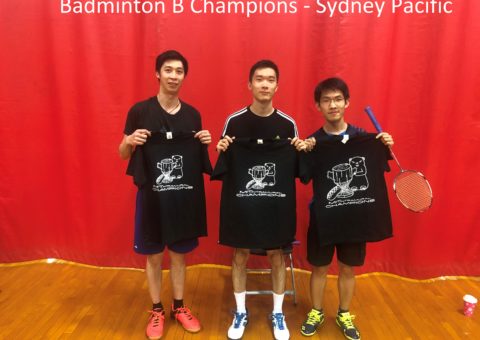 Sidney Pacific Badminton Champions